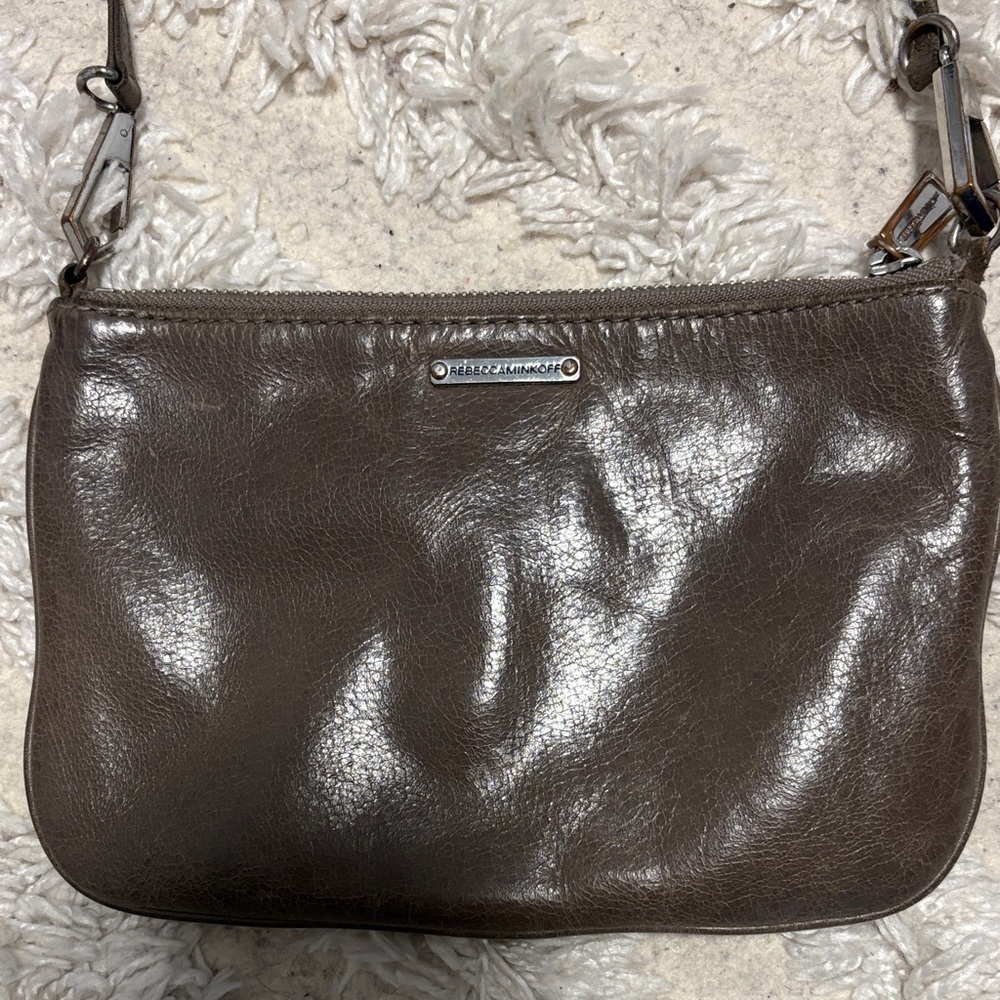 Rebecca Minkoff Metallic Brown Crossbody Purse